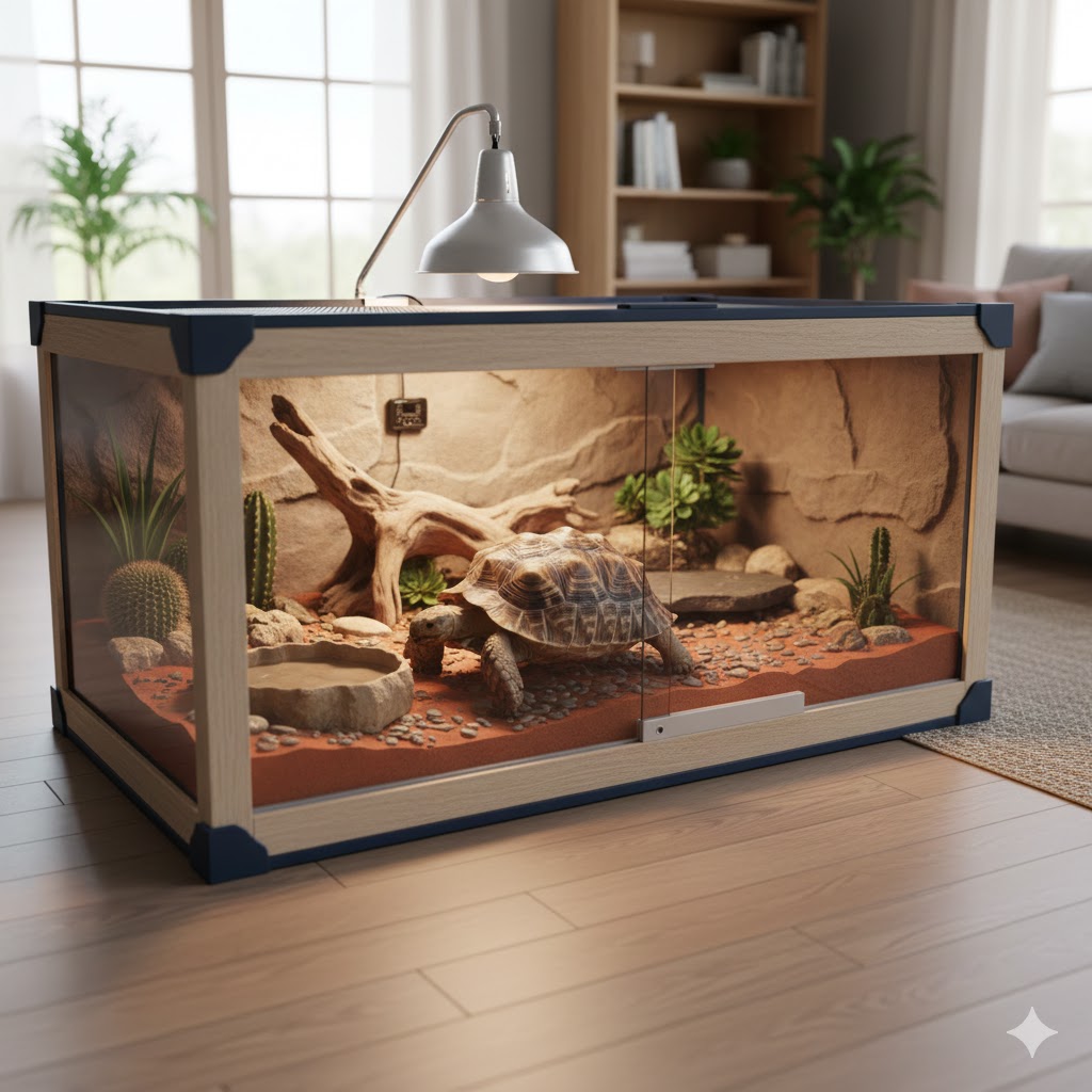 両生類・カメケージの選び方：水棲ガメ用テラリウム、陸棲ガメ用ウッドケージ、通気性の良い爬虫類ケージの比較