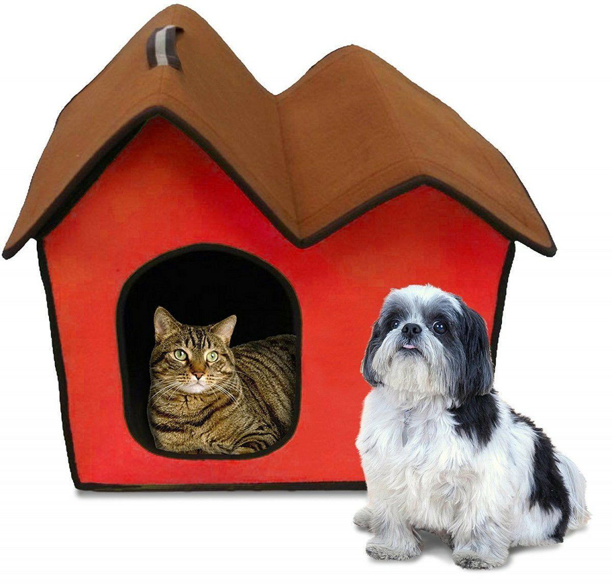 Allforwan Slife犬小屋 アメリカデンハウス Zenhausデザイナーズドッグクレート Sサイズ レッド ドッグハウス 室内 Denhaus