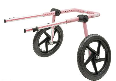 犬用 車椅子 Walkin Wheels ウォーキンホイールズ ドッグホイールチェア Lサイズピンク Wheel Kit 9インチ strut 12インチ wheel ウォーキンホイールズ