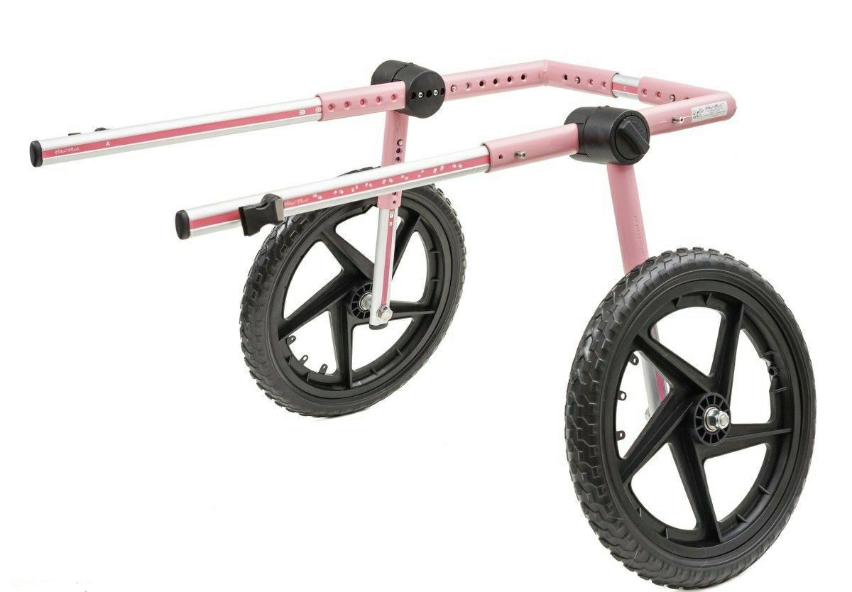 犬用 車椅子 Walkin Wheels ウォーキンホイールズ ドッグホイールチェア Mサイズピンク Wheel Kit 9インチ strut 12インチ wheel