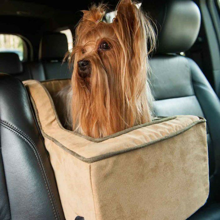 犬用 ドライブボックス SNOOZER スヌーザー ラグジュアリーハイバックコンソールペットカーシート Lラージキャメル