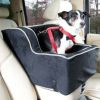 犬用 ドライブボックス SNOOZER スヌーザー ラグジュアリーハイバックコンソールペットカーシートL ブラック