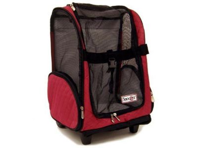 犬用 キャリーバッグ スヌーザー SNOOZER ペットロールアラウンド M レッド