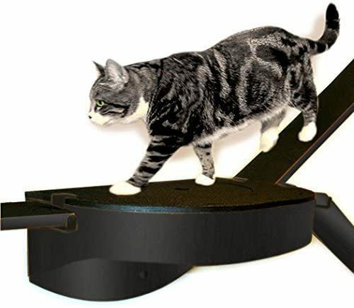 猫用 キャットタワー  WALLWALKER スターターセット ベーシックブラック 壁取り付け用