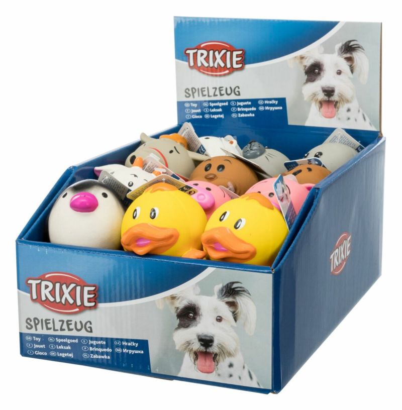 犬用 おもちゃ TRIXIE トリクシー  24ボールアニマルラテックスセット