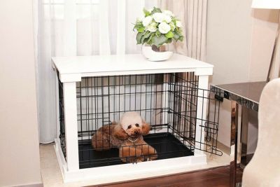 Allforwan Slife予約 犬用ケージ おしゃれ 犬小屋 白 アメリカ Zoovilla クレートカバー付きドッグクレート ホワイトm 同梱不可