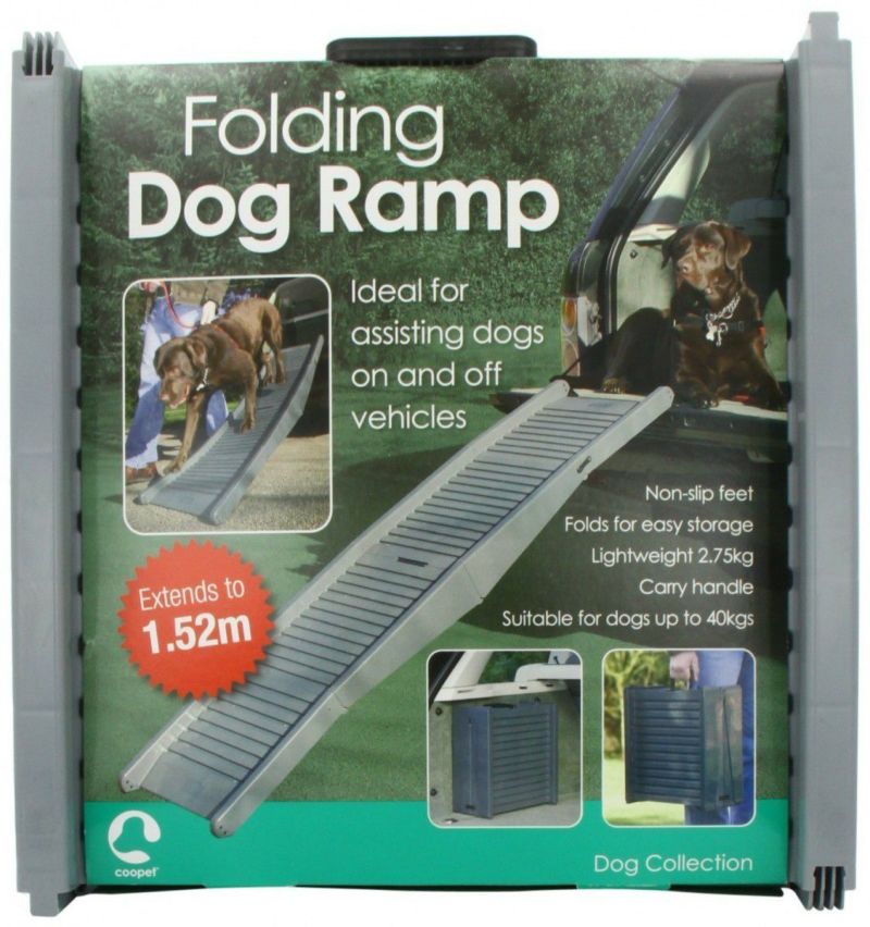 犬用 ペットスロープ ROSEWOOD フォールディングペットランプ 犬用 スロープ
