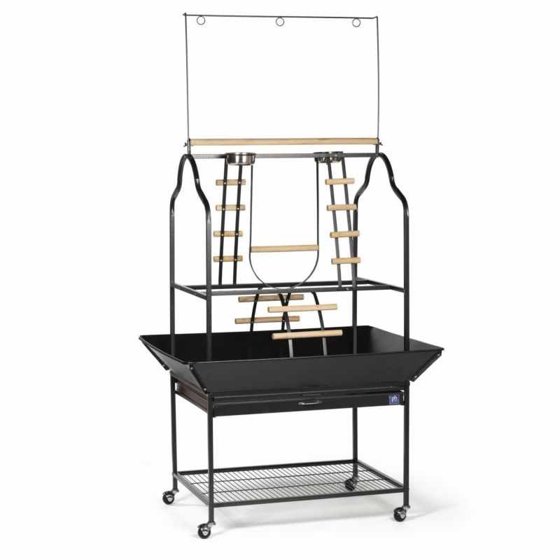 鳥用 鳥かご プレビューペット PrevuePet  ラージパロットプレイスタンド3180