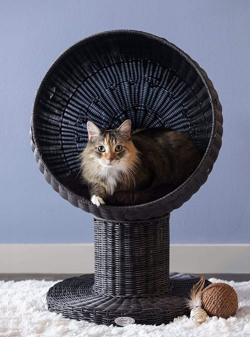猫用 キャットタワー Refined Feline リファインドフィーライン キティボールキャットベッド エスプレッソ