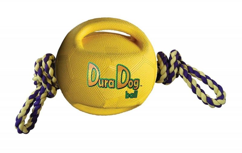犬用 おもちゃ イノベーションペット デュラドッグボールインタラクティブグリップロープボールLarge