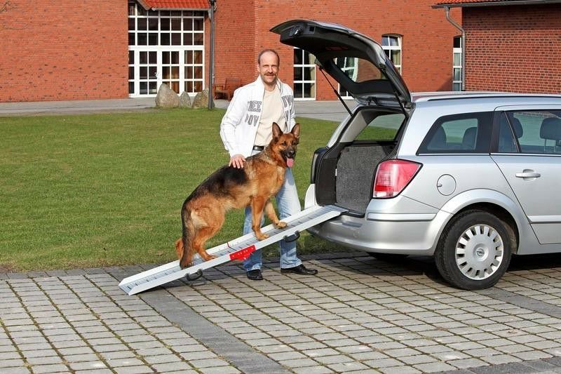 犬用 ペットスロープ  ベルギーFLAMINGOPET  アルミペットランプペットステップ 犬用 スロープ