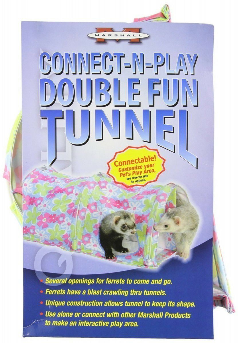 Allforwan Slife小動物おもちゃ Marshalpetアメリカマーシャルペット社フェレットちゃん用トンネル コネクトプレイフェレットチューブ