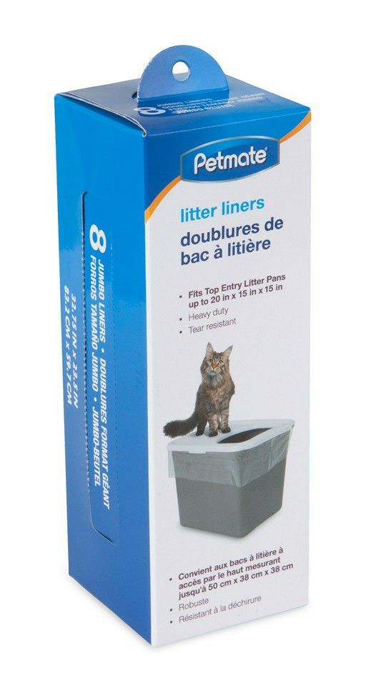 猫用 トイレ PETMATE ペットメイト トップエントリーリッターボックス専用使い捨て透明ライナー８枚入り