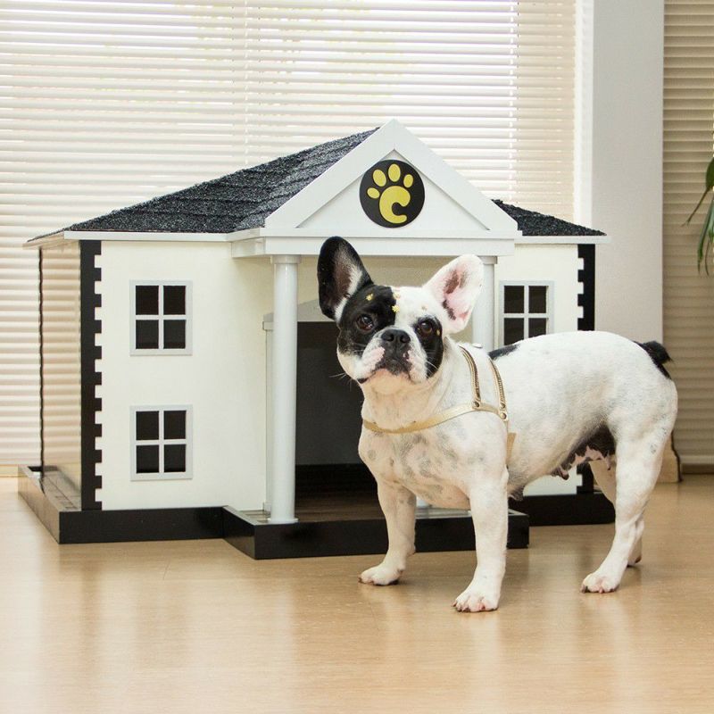 ドックハウス ホワイトハウス ケージ 犬用 ケージ zoovilla ドッグハウス スライドAサイドペット