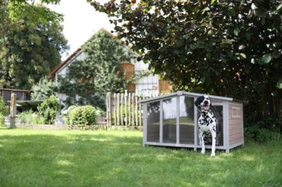 犬用 犬小屋 KERBL ケアブル ドッグハウス オーバービュー 屋外 大型犬 犬小屋