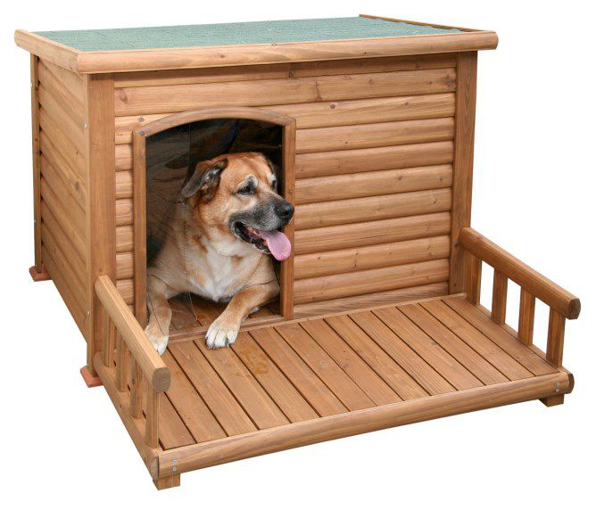 犬用 犬小屋 KERBL ケアブル ドッグハウスwithテラス 犬小屋 屋外