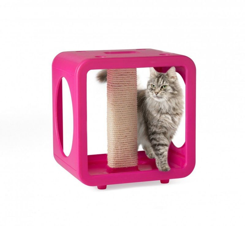 猫用 キャットタワー 爪とぎ KittyKasasキティカーサキャットジム ピンク