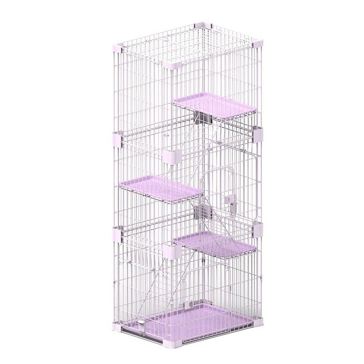 猫用 ケージ PetPals 猫ケージ ワイヤーハウス３レベルキャットケージ