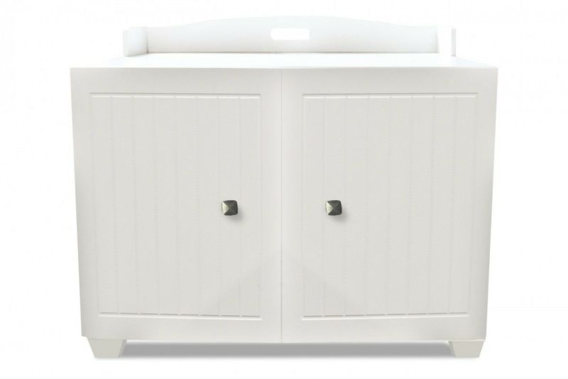 猫用 トイレ キャットトイレクローゼット FurHaven キャットリッターボックスエンクロージャー ホワイト 猫 トイレ ボックス