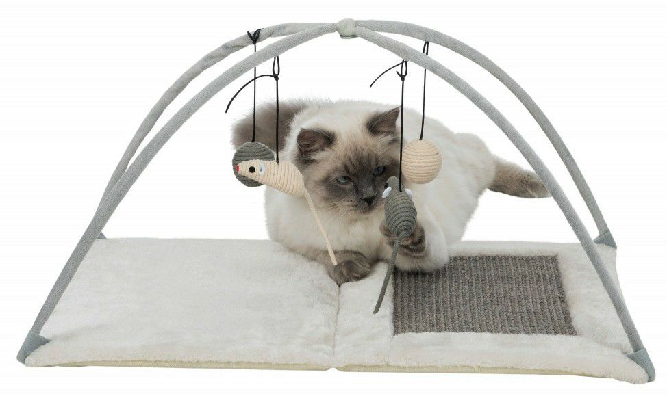 猫用 キャットタワー TRIXIE トリクシー  スクラッチングテントマットトイ