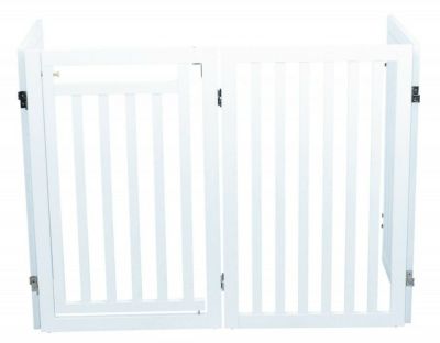 犬用 ペットゲート TRIXIE トリクシー  スタンディングゲート４パネルドア付 犬 脱走 防止 門扉