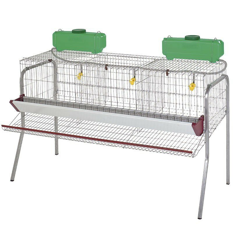 鳥用 鳥かご スペインCOPELE バードケージ BATTERY FOR LAYING HENS 3 COMPARTMENT