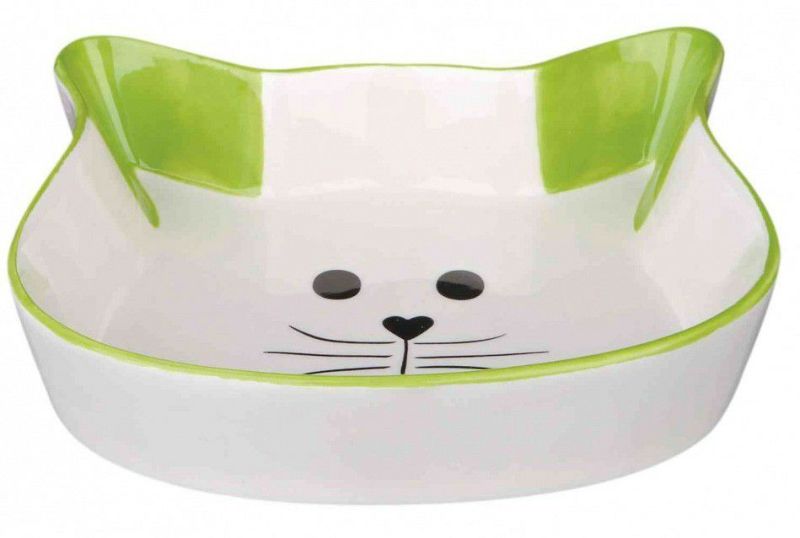 猫用 食器 TRIXIE トリクシー  キャットフードセラミックボウル cat face カラーアソート