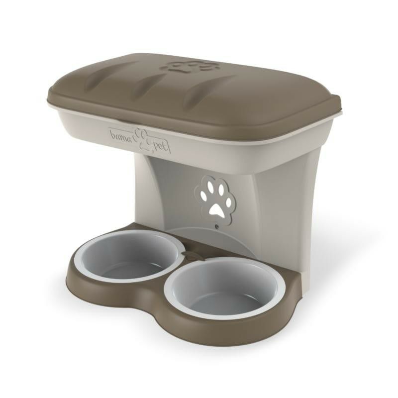 犬用 食器 イタリアBAMAPET フードボウル ハングオンウォールフードスタンドMAXI タープ