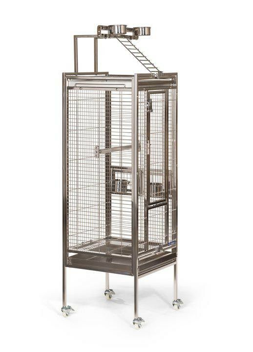 PrevuePet　プレビューペット　 ロータスステンレススチールケージ 鳥用 鳥かご プレビューペット PrevuePet オールステンレス