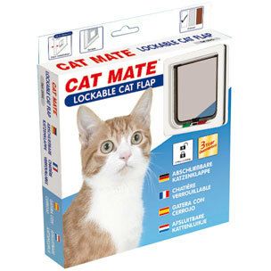 猫用 キャットドア CATMATE 2WAYロッキングキャットドア ホワイト キャットメイト 猫 ドア 入口