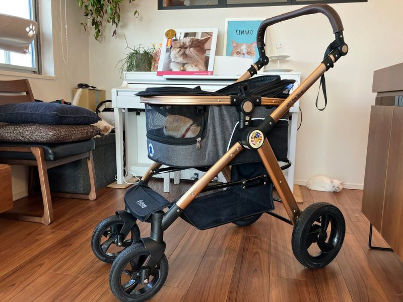 犬用 ペットカート HPZペットローバー プライム3イン1 ペットストローラー ブラック HPZ PET ROVER