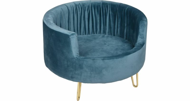 犬用 ベッド  ベルギーFLAMINGOPET  ペットソファ ヴィヴィペットロール ブルー