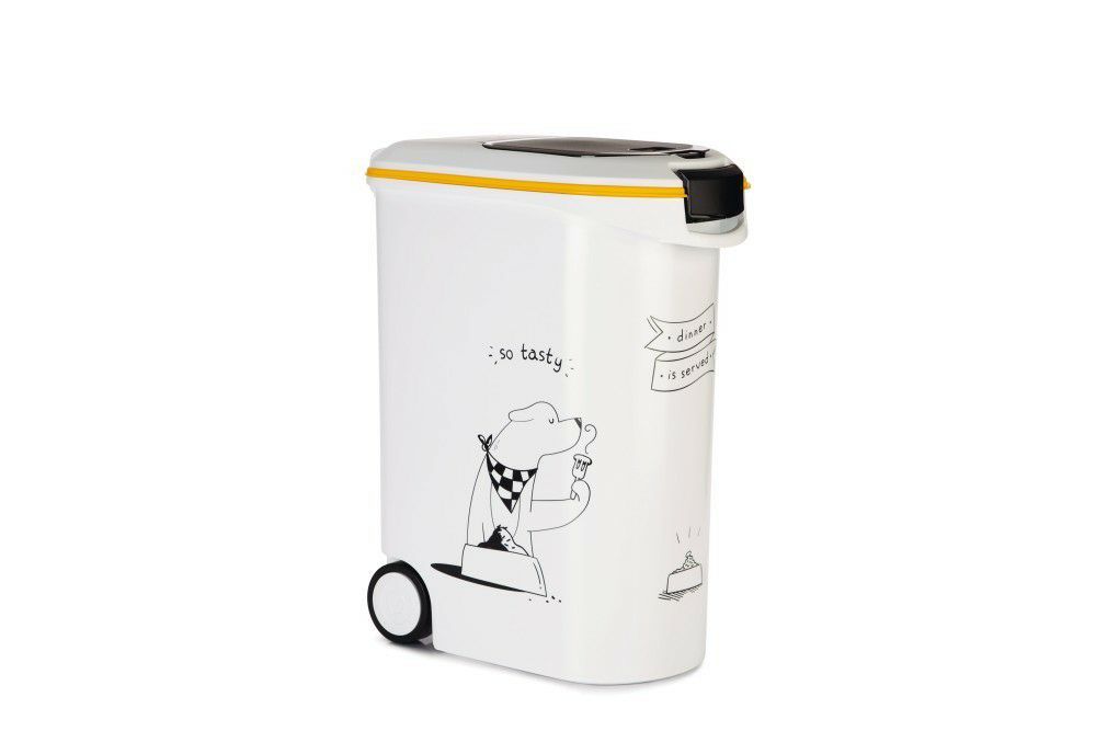 犬用 ドッグフードストッカー カーバーペットライフ NEWドッグフードコンテナシルエットDOG  DIS 54L 20KG  Curver Pet Life Style