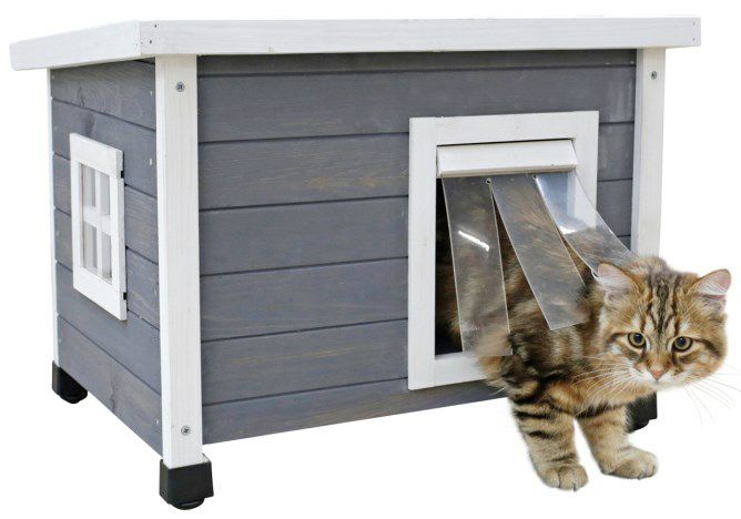 猫用 ハウス KERBL ケアブル キャットハウス ラスティカ グレー
