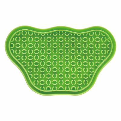 犬用 食器 ペットドリームハウス 早食い防止  PAWS リックパッド グリーン