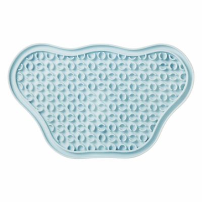犬用 食器 ペットドリームハウス 早食い防止 PAWS リックパッド ベビーブルー