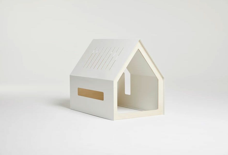 Allforwan Slife犬小屋 アメリカデンハウス Zenhausデザイナーズドッグクレート Mサイズ レッド ドッグハウス 犬小屋 室内 おしゃれ Usa製