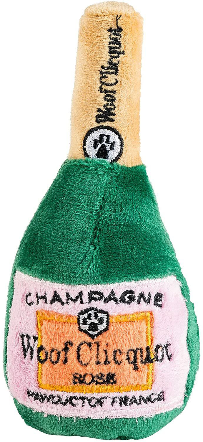 犬用 おもちゃ Haute Diggity Dog ペット用おもちゃ Woof Clicquot Rose' Champagne Bottle L