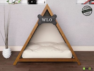 犬用 犬小屋 WLOwood ドッグハウス LAKOTA ELEVATED SOLID DOG HOUSE