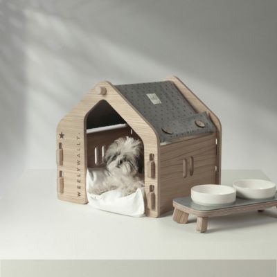 犬用 犬小屋 WEELYWALLY ペットハウス Volendam House - Gray