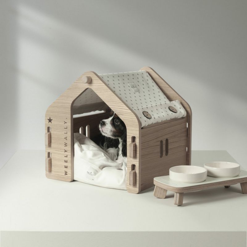 犬用 犬小屋 WEELYWALLY ペットハウス Wien House - White