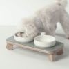 犬用 ペット用食器 WEELYWALLY ペットフードボウル Toscana Eat - Gray