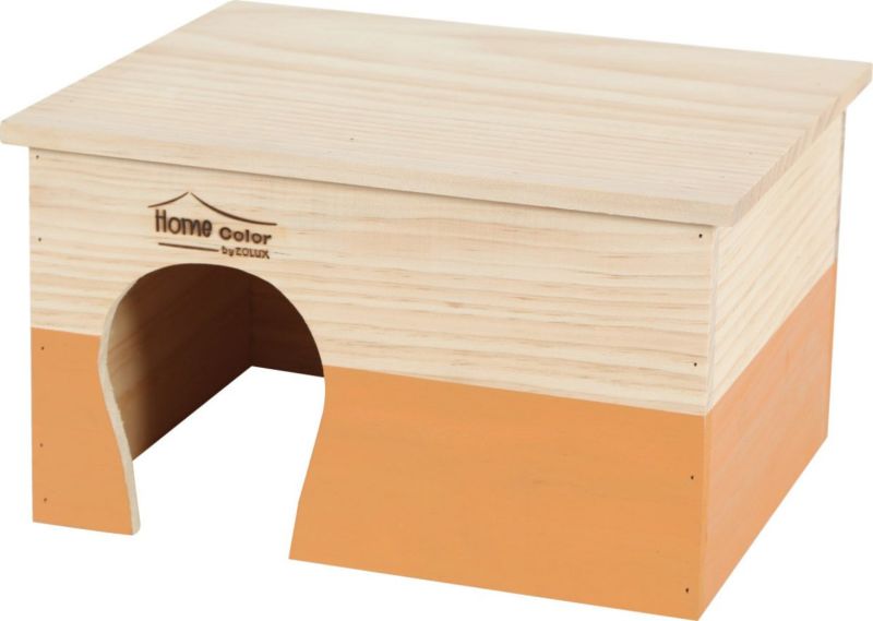 小動物用 ハウス フランスZOLUX ホームネストボックス オレンジXLサイズ