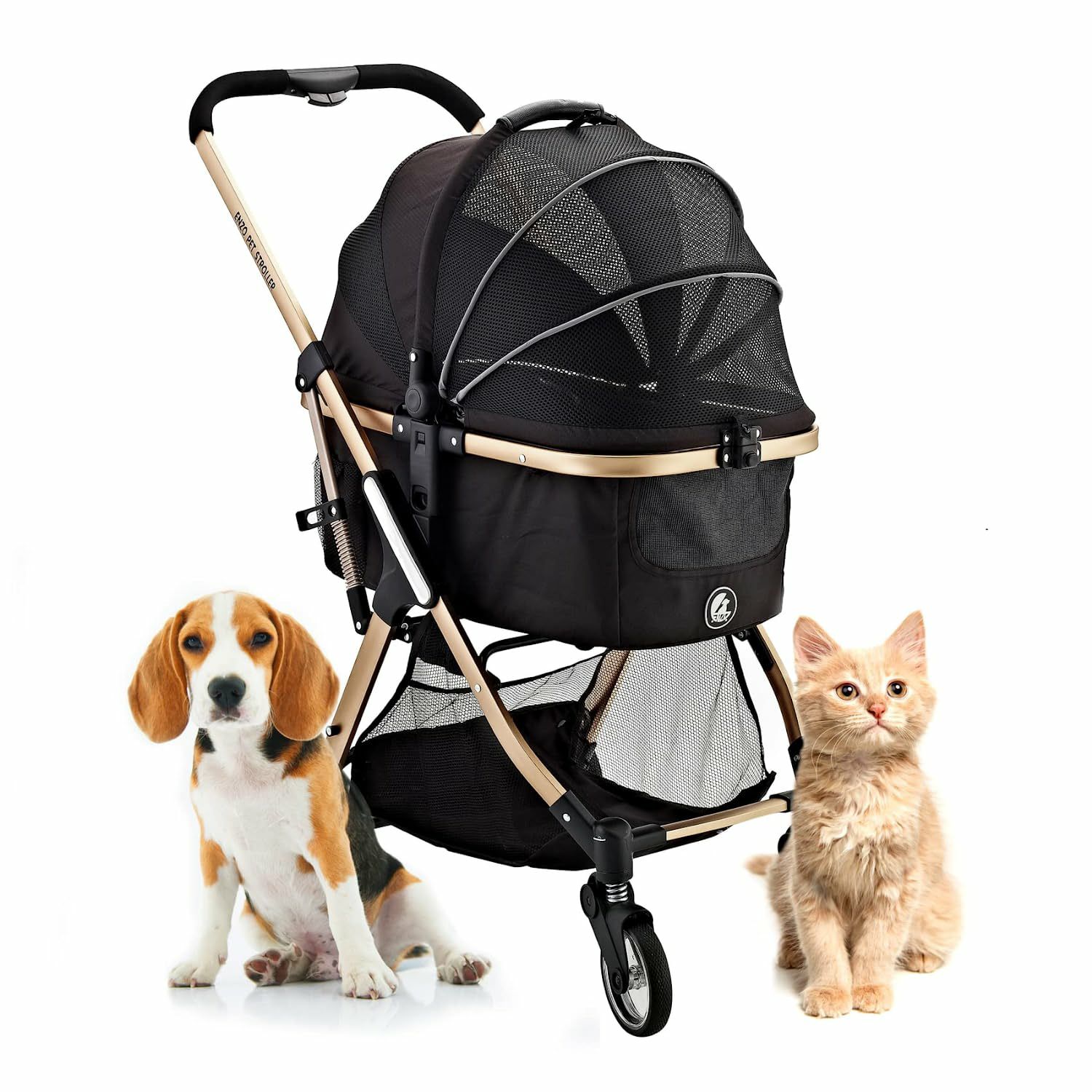 犬用 ペットカート ENZO ペットストローラー ROMA タープ 