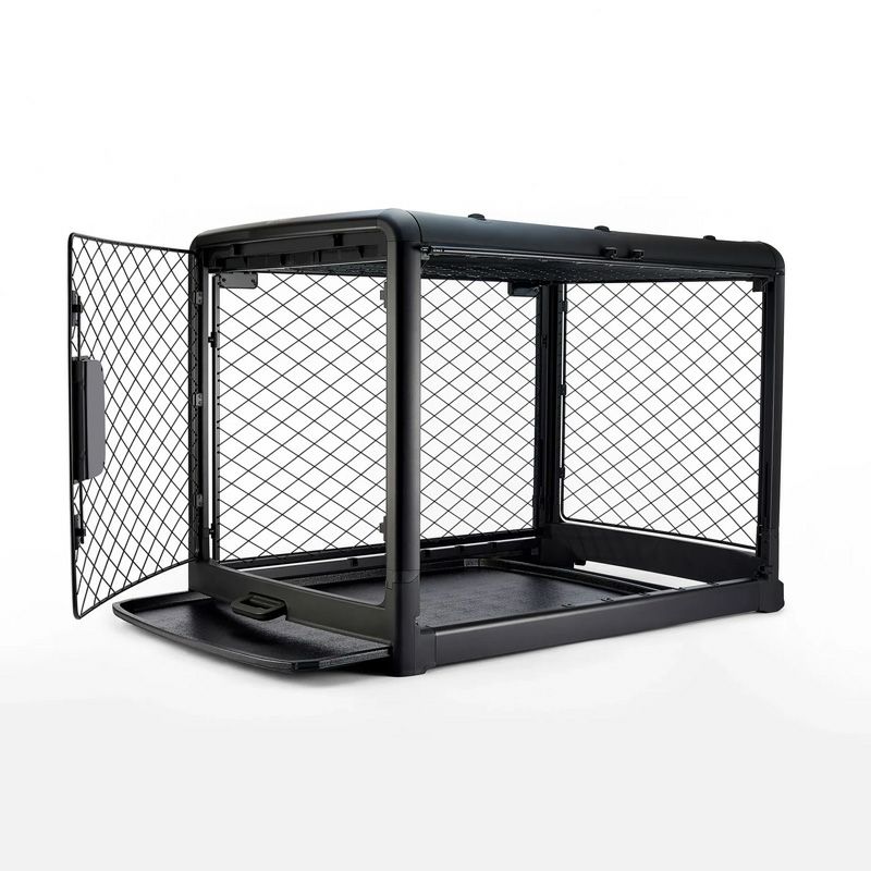 犬用 ケージ DIGGS PET 折りたたみケージ レボルクレートL チャコール