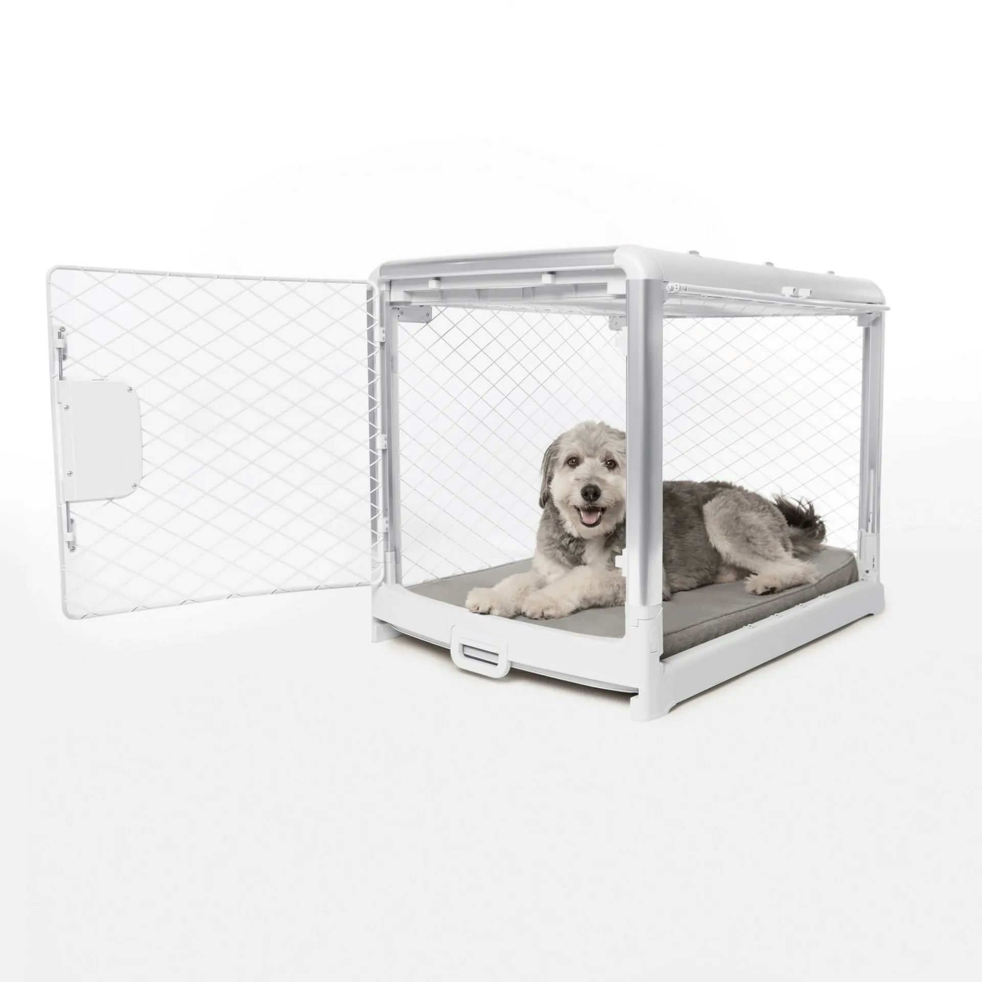 犬用 ケージ DIGGS PET 折りたたみケージ レボルクレートL アッシュ 