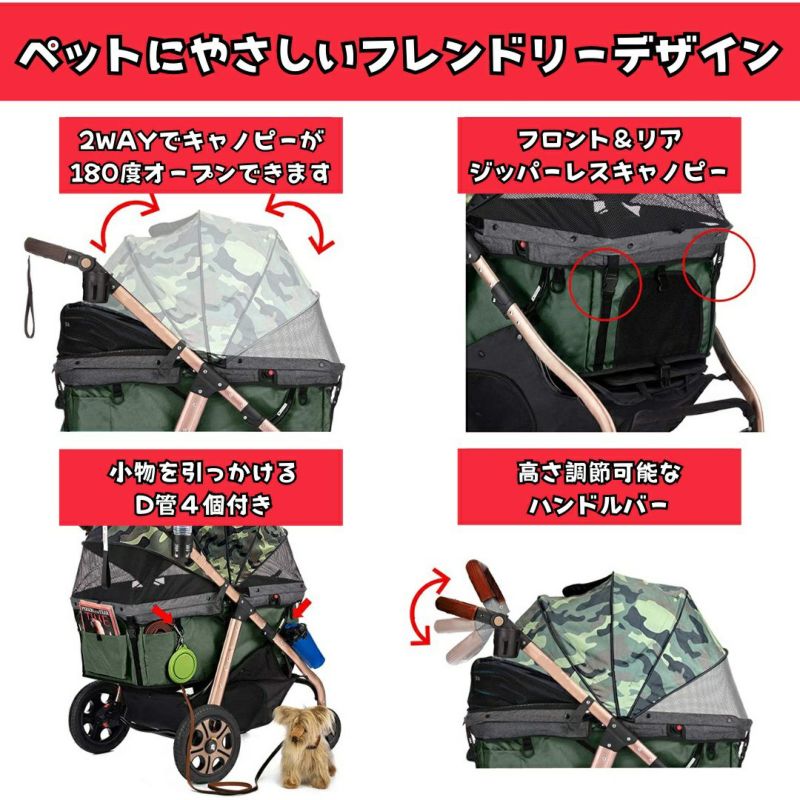 どりいむ様専用 ALLWAN ペットストローラー PREMIUM ブラック - ペット用品