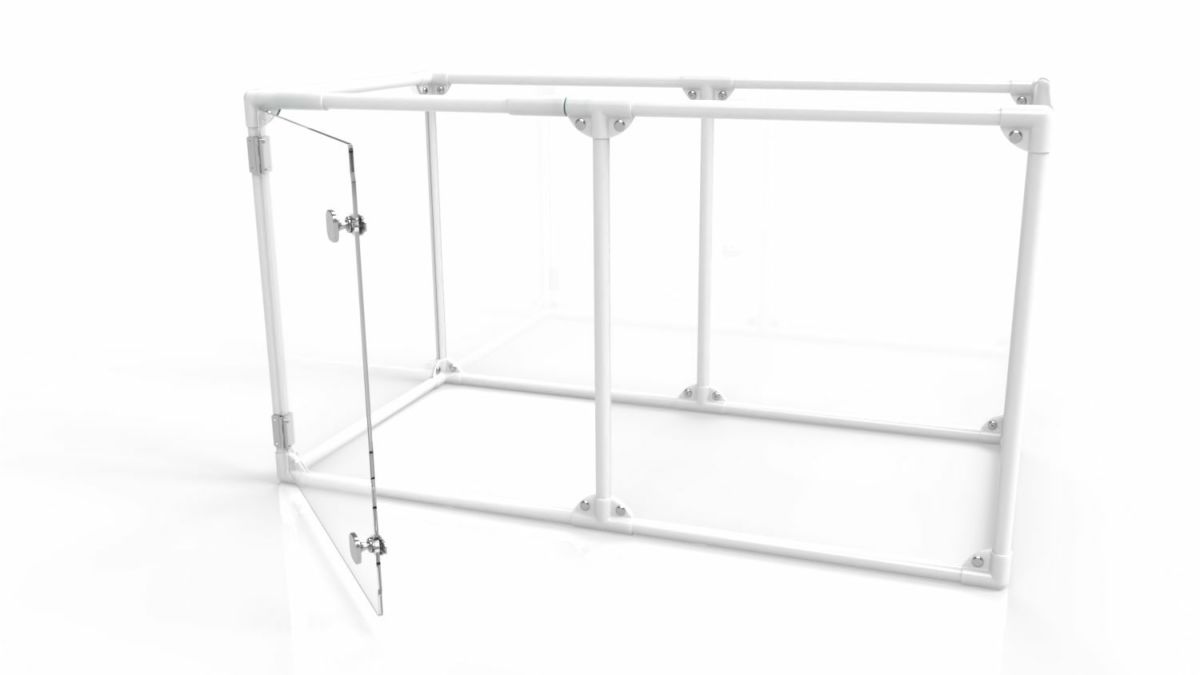 犬用 ケージ CLEARLY LOVED PETS ルシジウムドッグペンサークル Small 68.5ｃｍ Height ホワイト