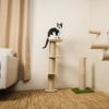猫用 キャットタワー On2Pets 3レベルウォールマウントアクティビティキャットツリー