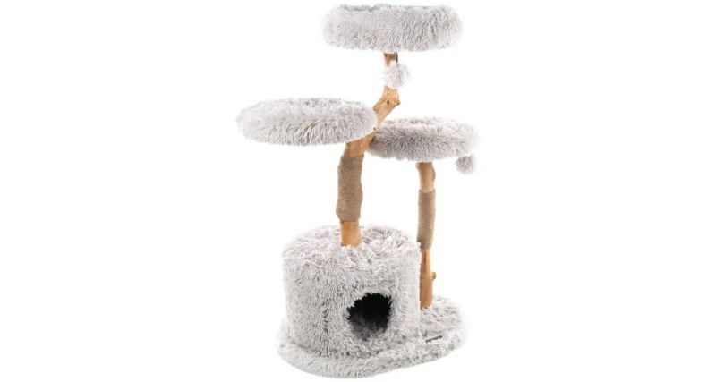 猫用 キャットタワー ベルギーFLAMINGOPET  スクラッチングツリー ヒーナ
